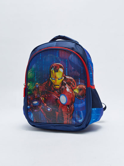 Iron Man Printed Hero of the Class Backpack