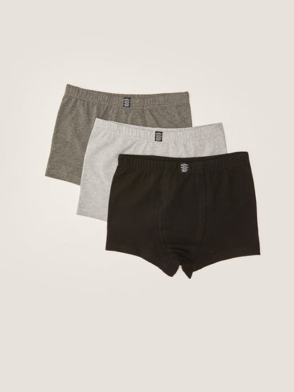 Basic Cotton Boys' Boxer 3-pack