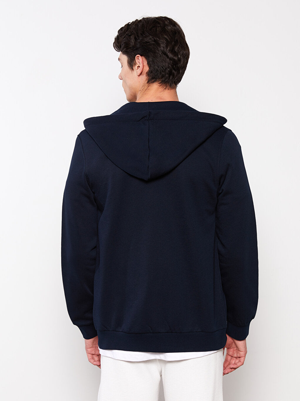 Comfortable Fit Hooded Men's Sports Cardigan