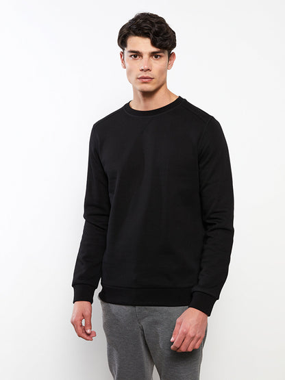 Crew Neck Long Sleeve Men's Sweatshirt