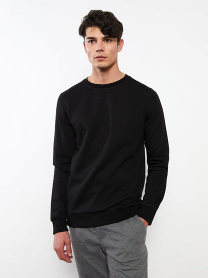 Crew Neck Long Sleeve Men's Sweatshirt