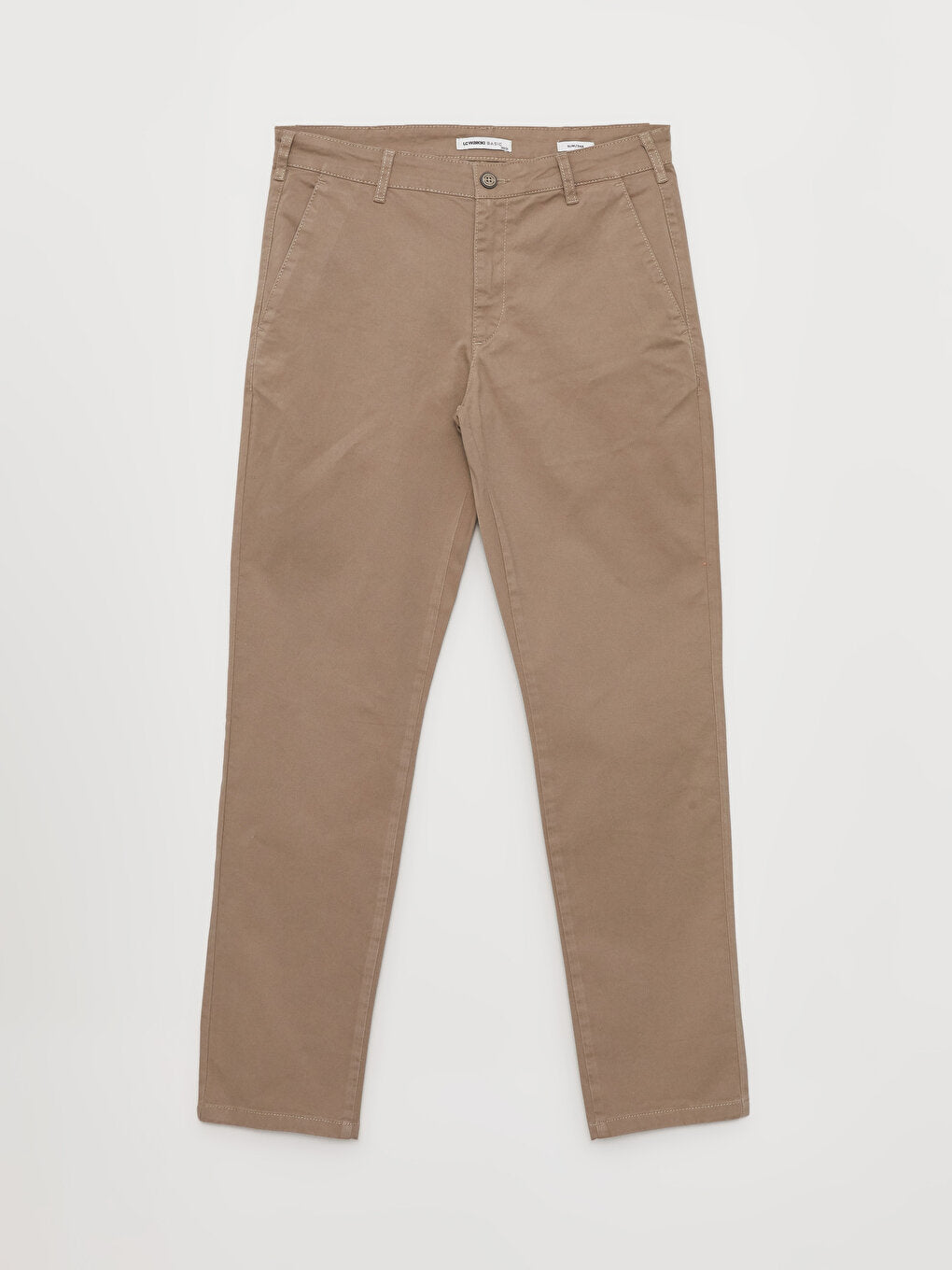 Slim Fit Gabardine Men's Chino Trousers