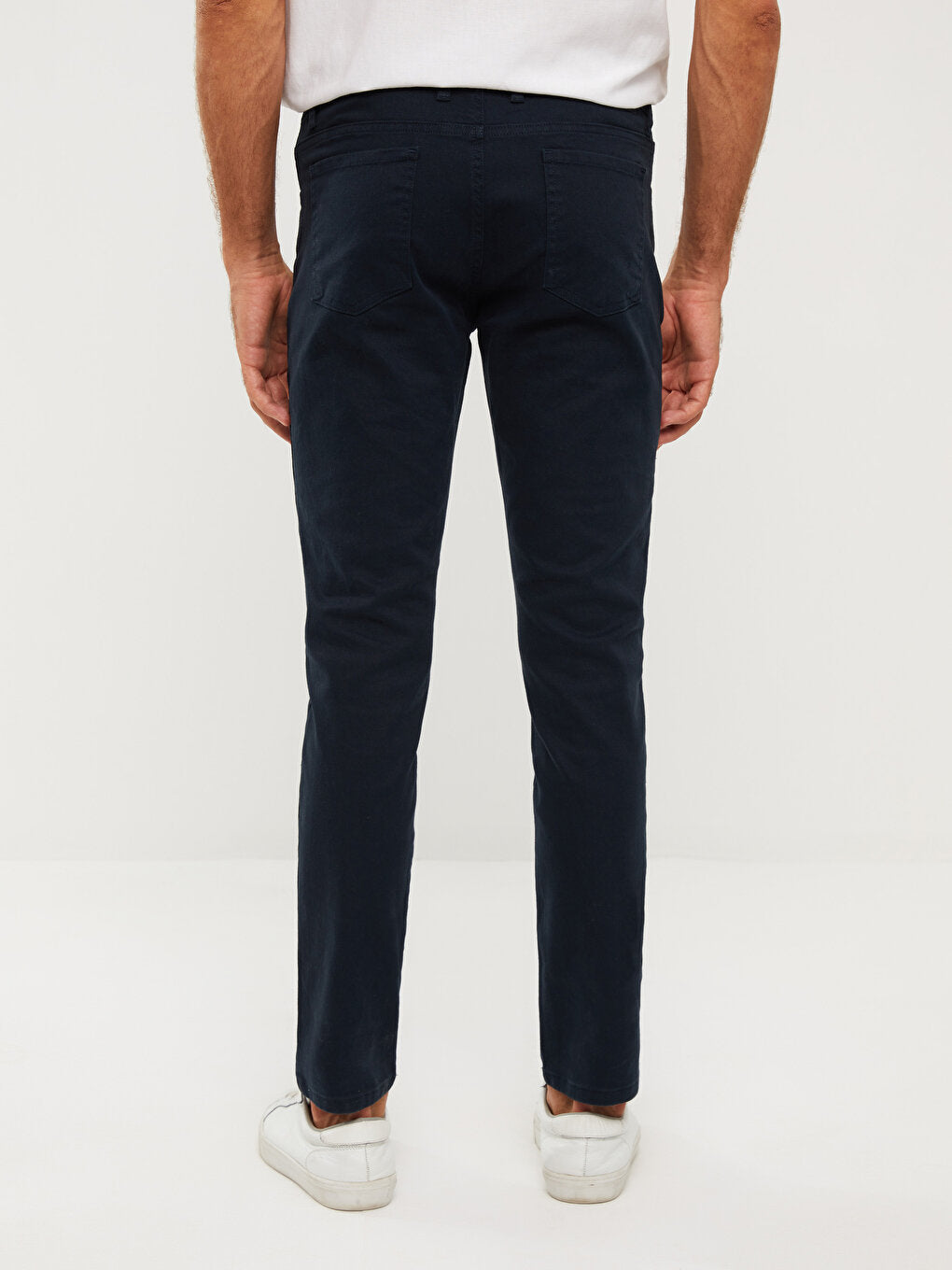 Slim Fit Gabardine Men's Chino Trousers