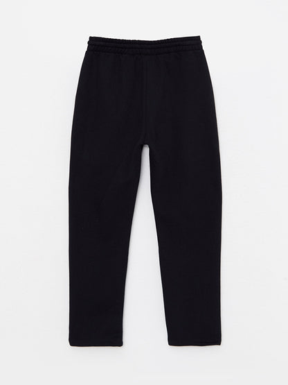 Basic Boy's Sweatpants with Elastic Waist