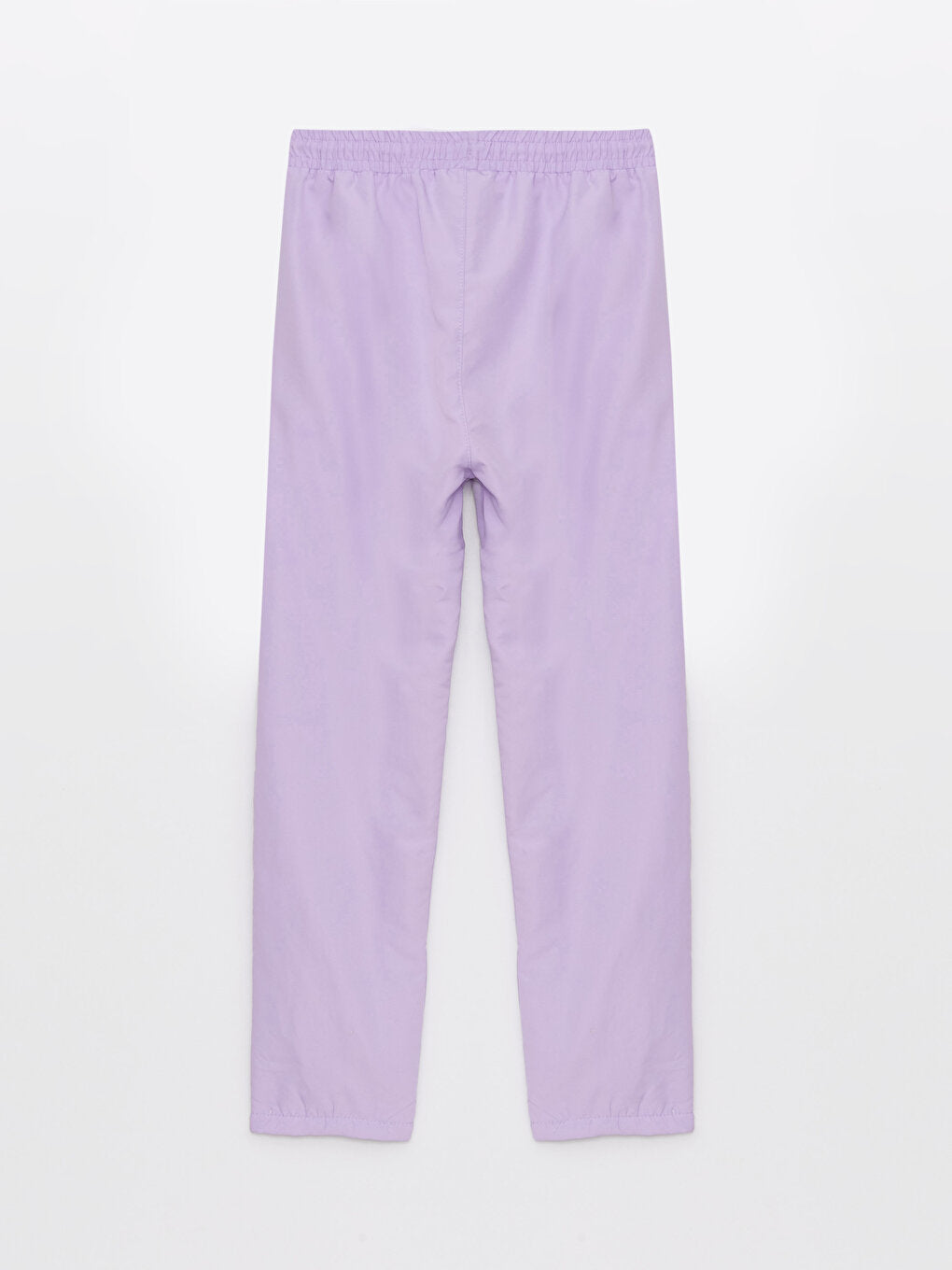 Printed Girls' Trousers with Elastic Waist