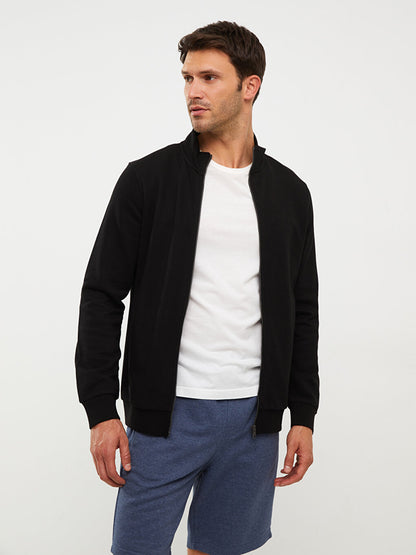 Comfortable Stand-Up Collar Men's Sports Cardigan