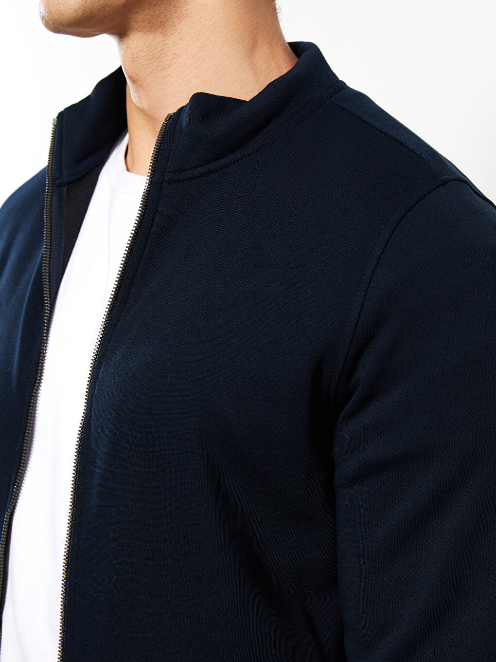 Comfortable Stand-Up Collar Men's Sports Cardigan