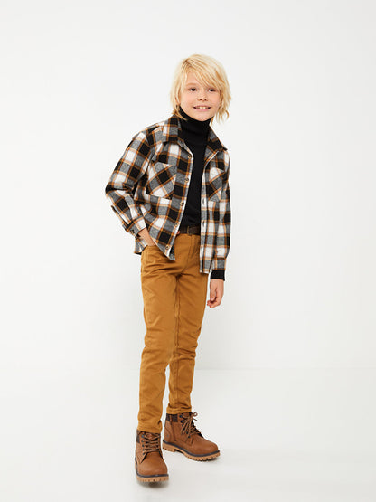 Super Skinny Fit Basic Gabardine Boy's Trousers