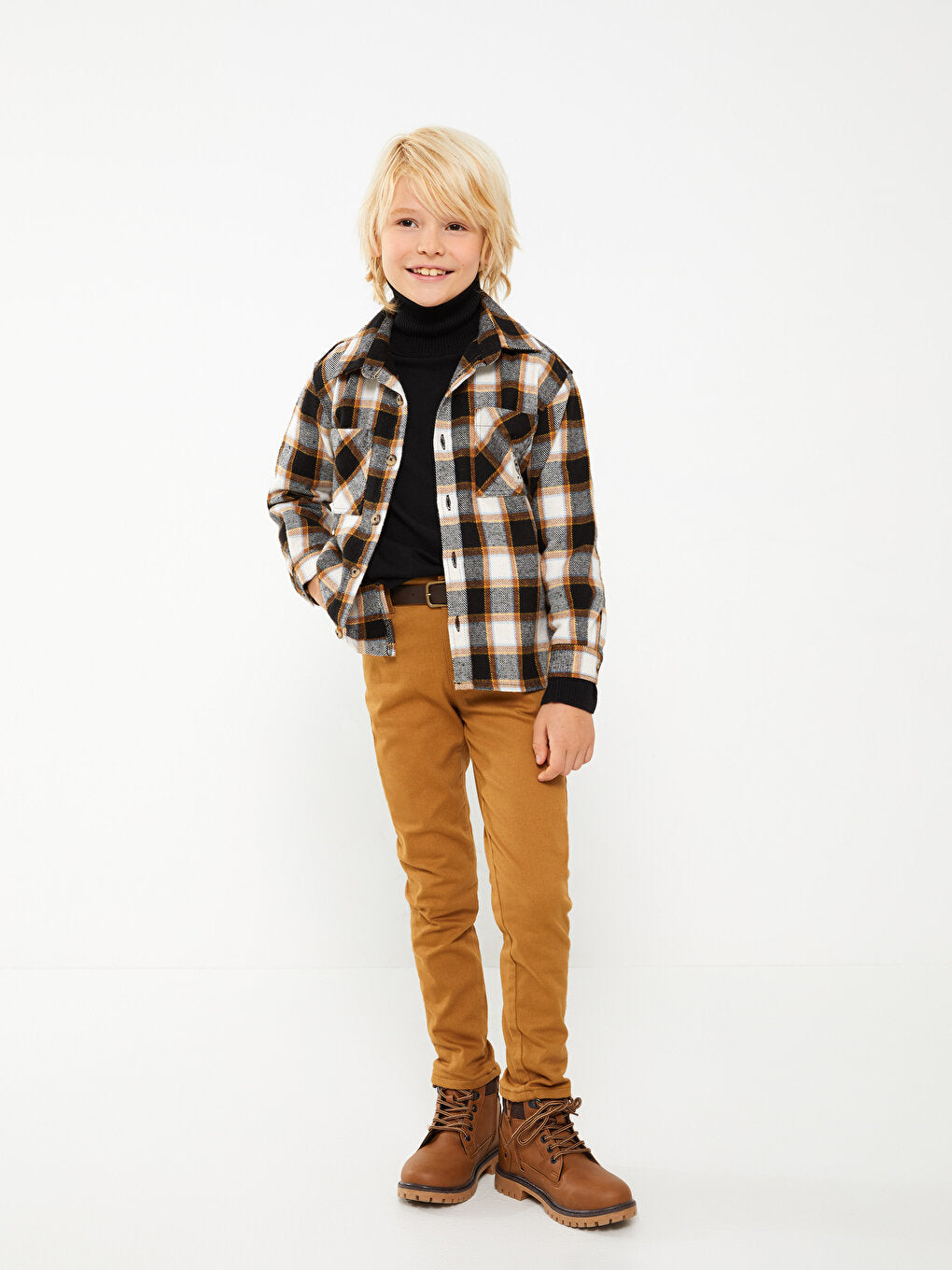 Super Skinny Fit Basic Gabardine Boy's Trousers