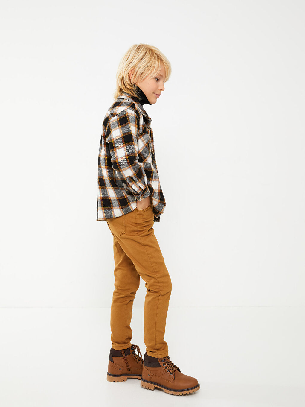 Super Skinny Fit Basic Gabardine Boy's Trousers