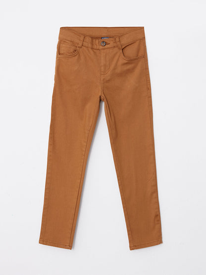 Super Skinny Fit Basic Gabardine Boy's Trousers