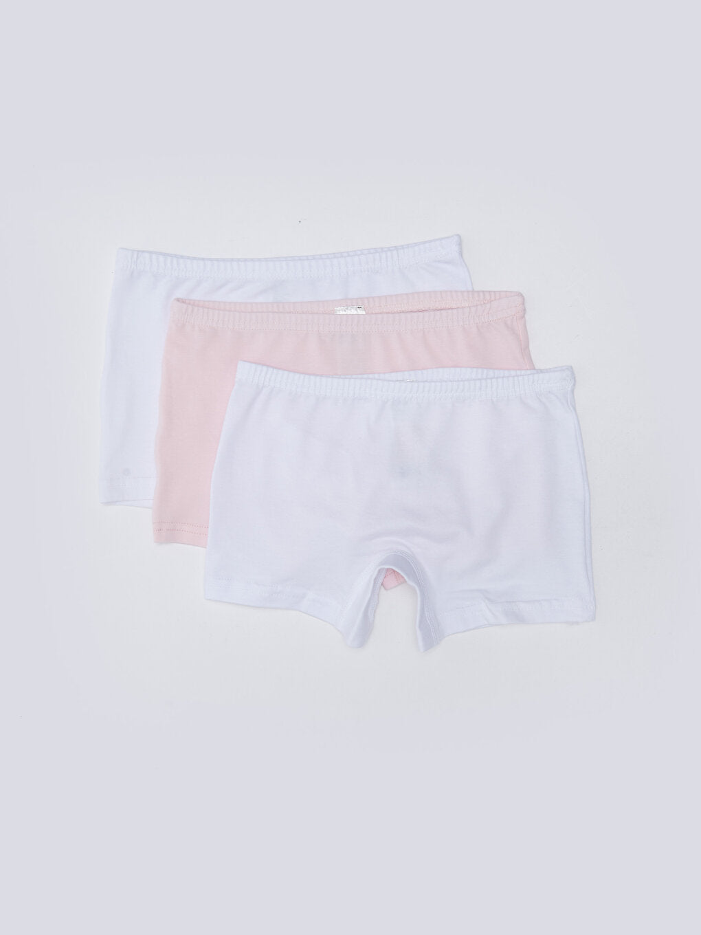 Basic Cotton Girl's Boxer 3-pack