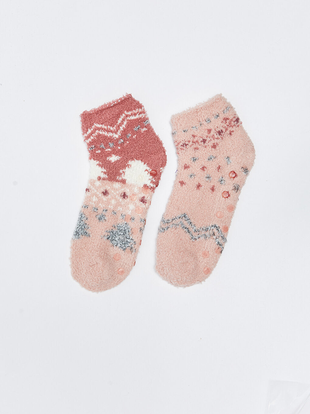 Patterned Women's Home Socks 2 Pack