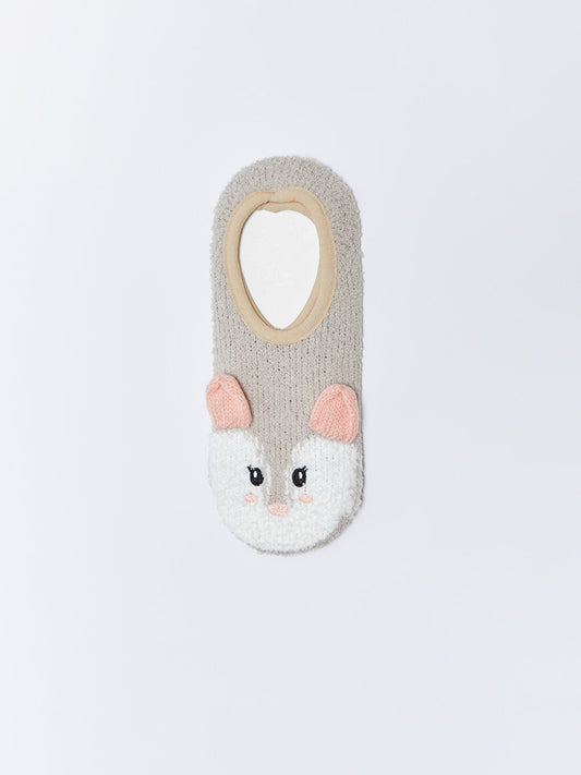 Embroidered Women's Home Socks