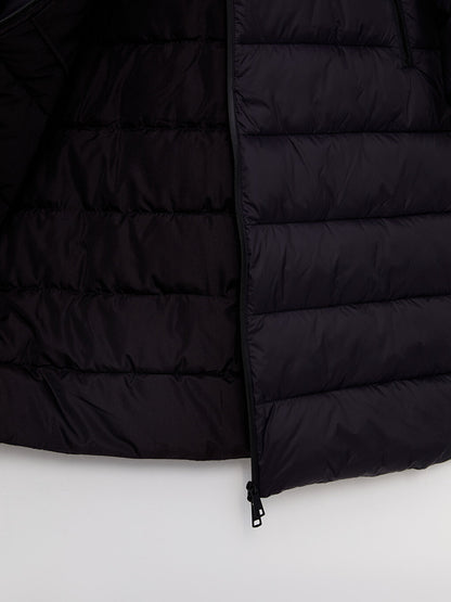 Women's Hooded Plain Puffer Coat