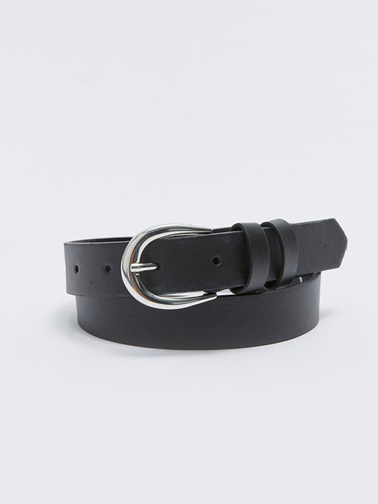 Leather Look Girl's Belt