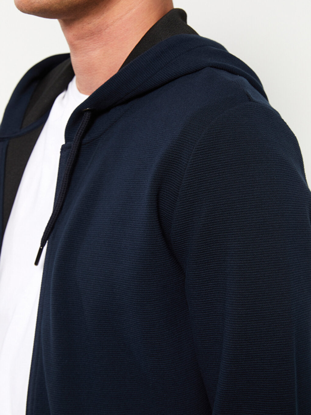 Standard Fit Hooded Men's Sports Cardigan