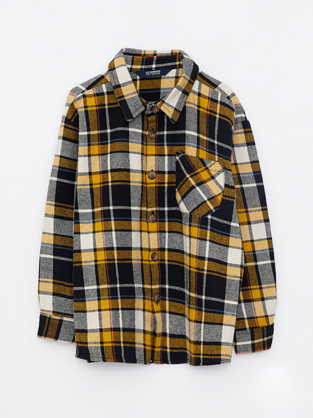 Comfortable Fit Plaid Boy's Shirt