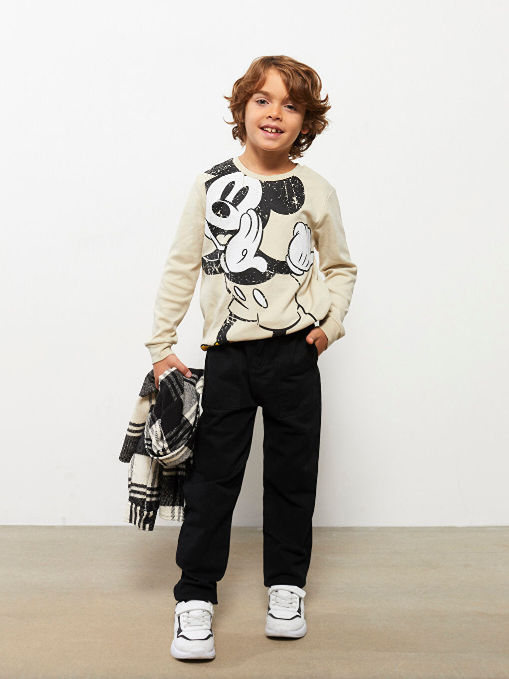 Basic Gabardine Boy's Trousers