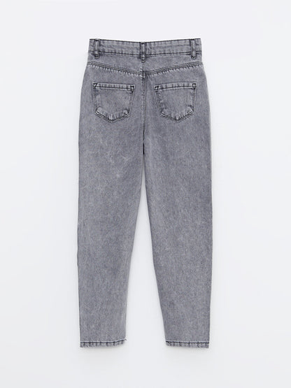 Basic Girl's Mom Jean Trousers