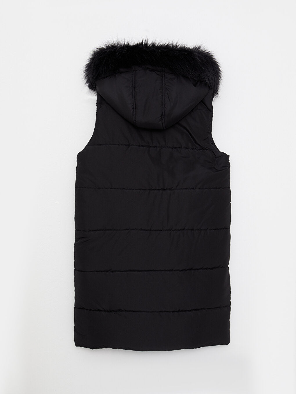 Women's Hooded Plain Puffer Vest