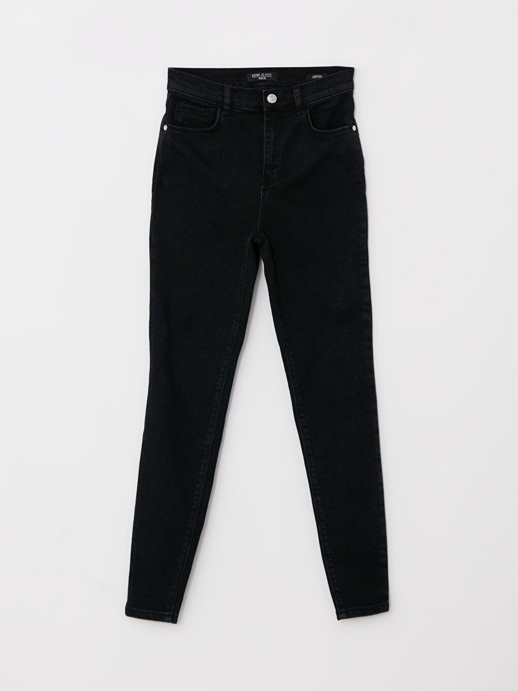 High Waist Super Skinny Fit Straight Pocket Detailed Women's Rodeo Jean Trousers