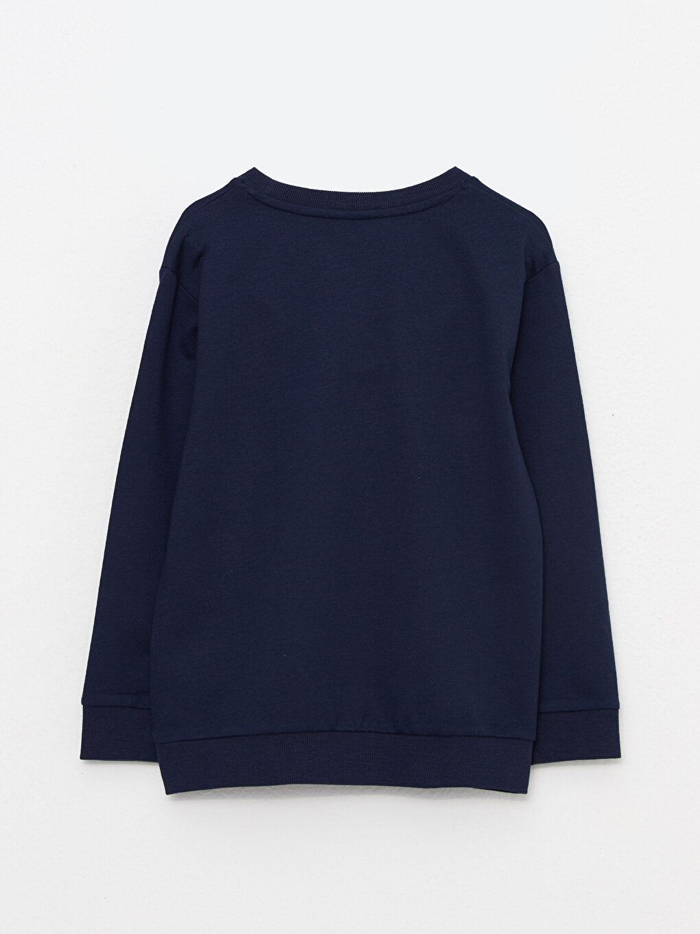 Crew Neck Basic Long Sleeve Boy's Sweatshirt