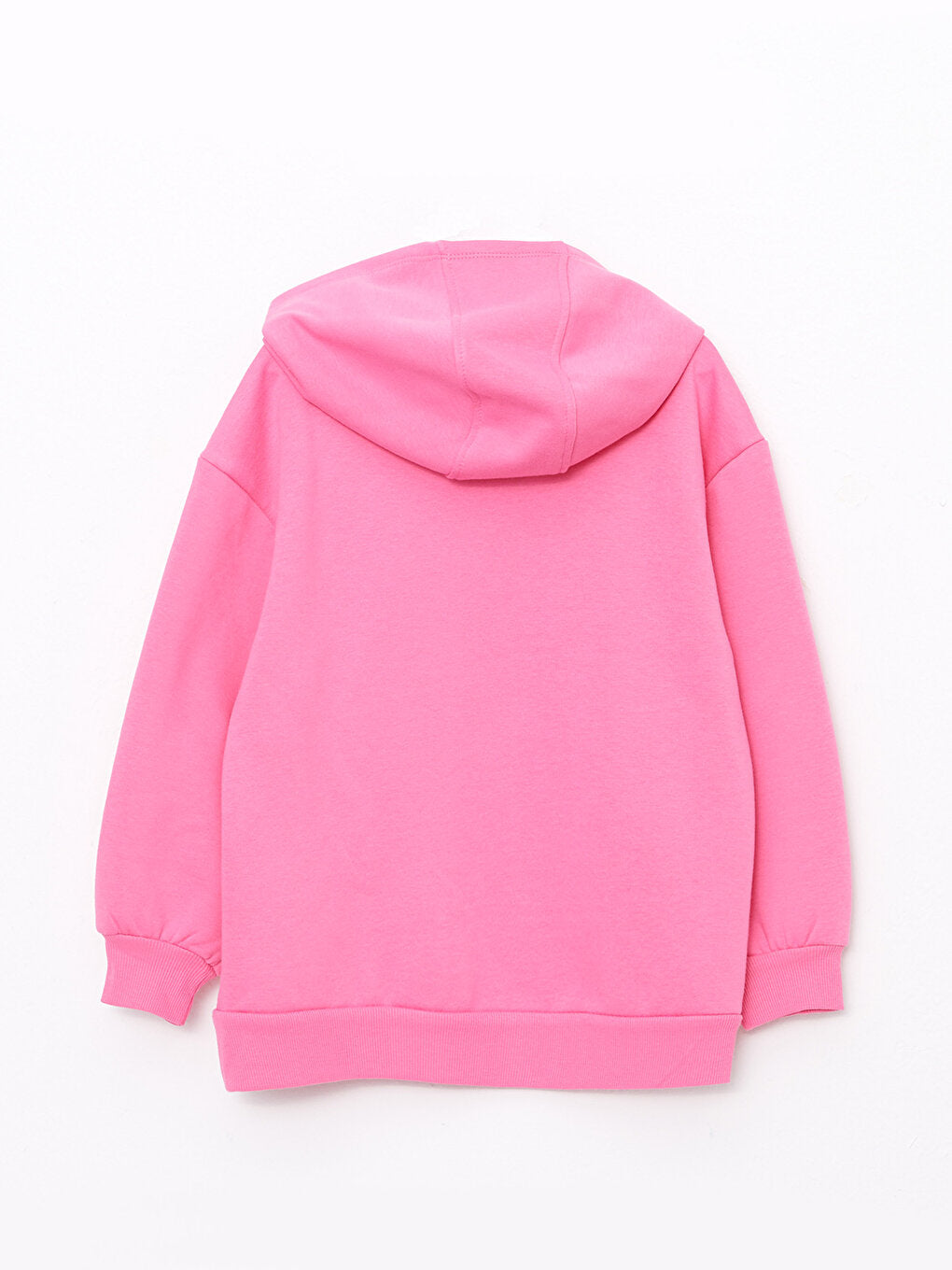 Hooded Embroidered Long Sleeve Girl's Sweatshirt