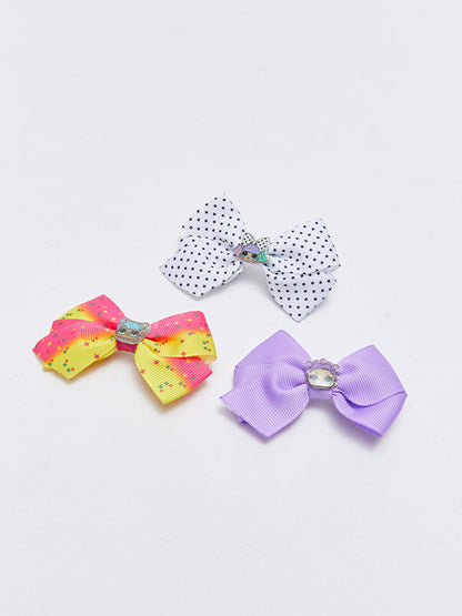 Lol Licensed Bowknot Girl's Clip Buckle 3 pcs