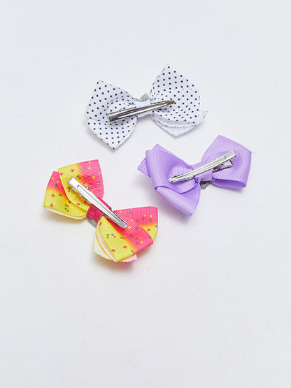 Lol Licensed Bowknot Girl's Clip Buckle 3 pcs