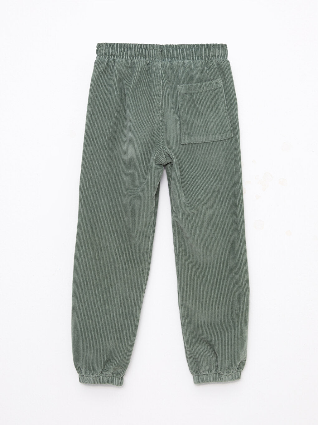 Basic Velvet Boy's Jogger Trousers with Elastic Waist