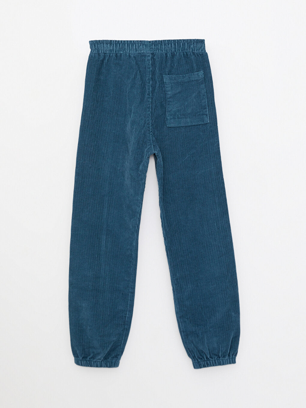 Basic Velvet Boy's Jogger Trousers with Elastic Waist