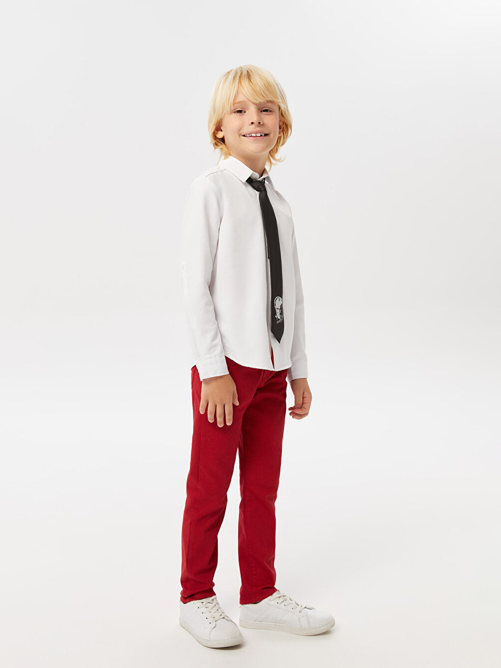 Basic Gabardine Boy's Trousers