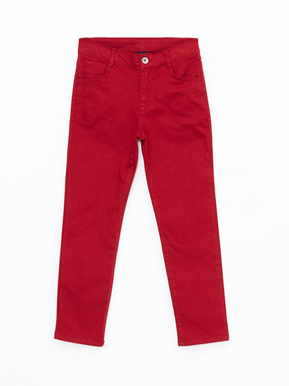 Basic Gabardine Boy's Trousers