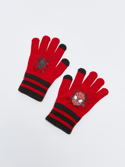 Spiderman Licensed Boy's Knitwear Gloves