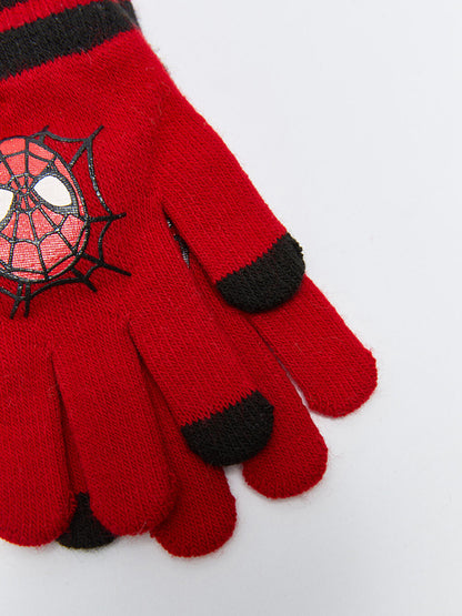 Spiderman Licensed Boy's Knitwear Gloves