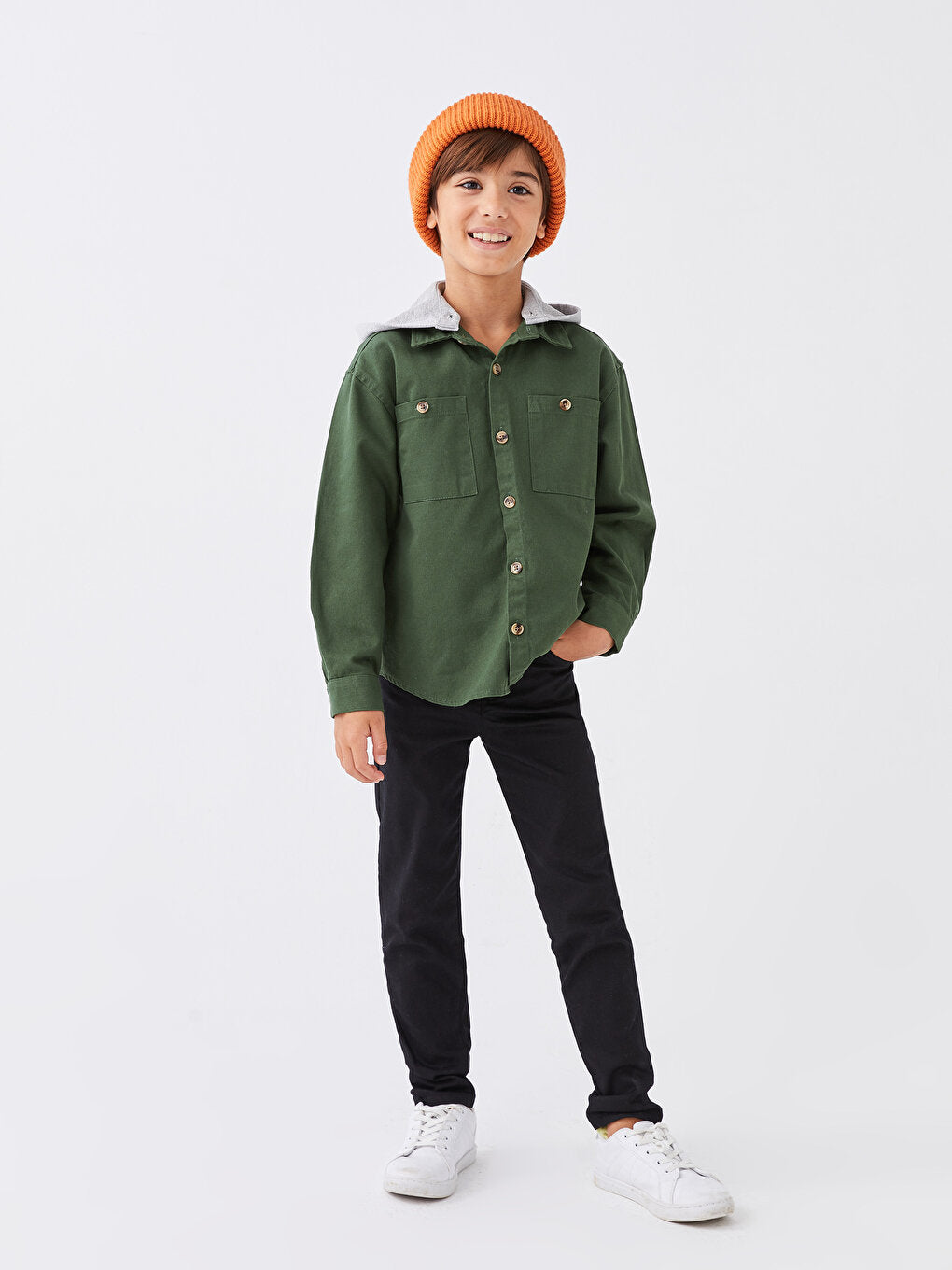 Super Skinny Fit Basic Gabardine Boy's Trousers