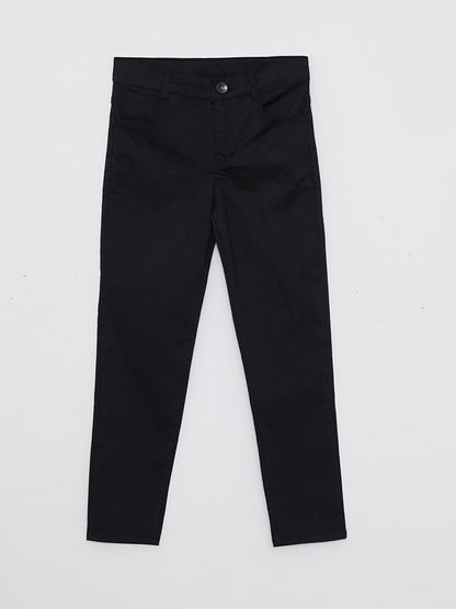 Super Skinny Fit Basic Gabardine Boy's Trousers