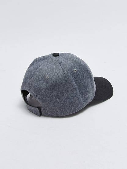 Label Printed Men's Cap Hat