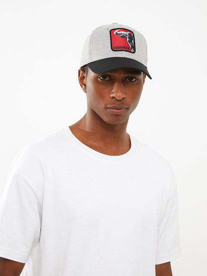 Label Embroidered Men's Cap Hat