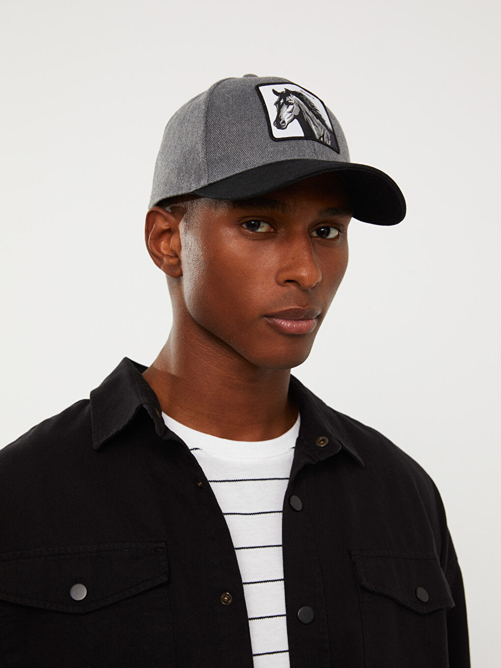 Label Embroidered Men's Cap Hat