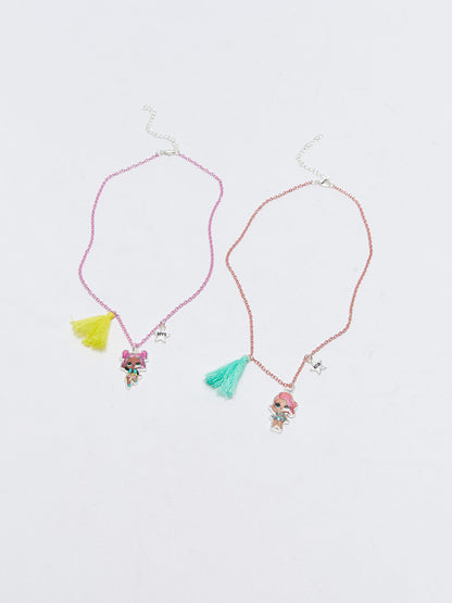 Lol Licensed Girl's BFF Necklace 2 pcs