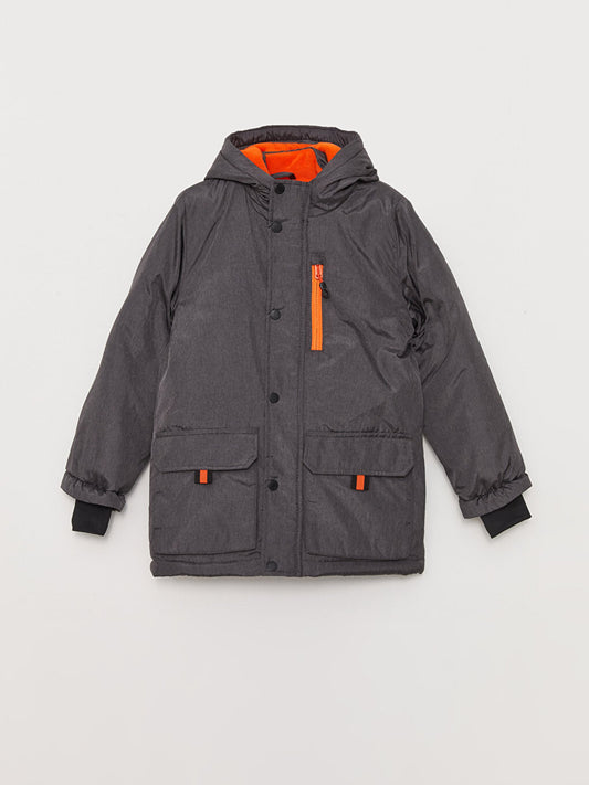 Hooded Boy's Puffer Coat