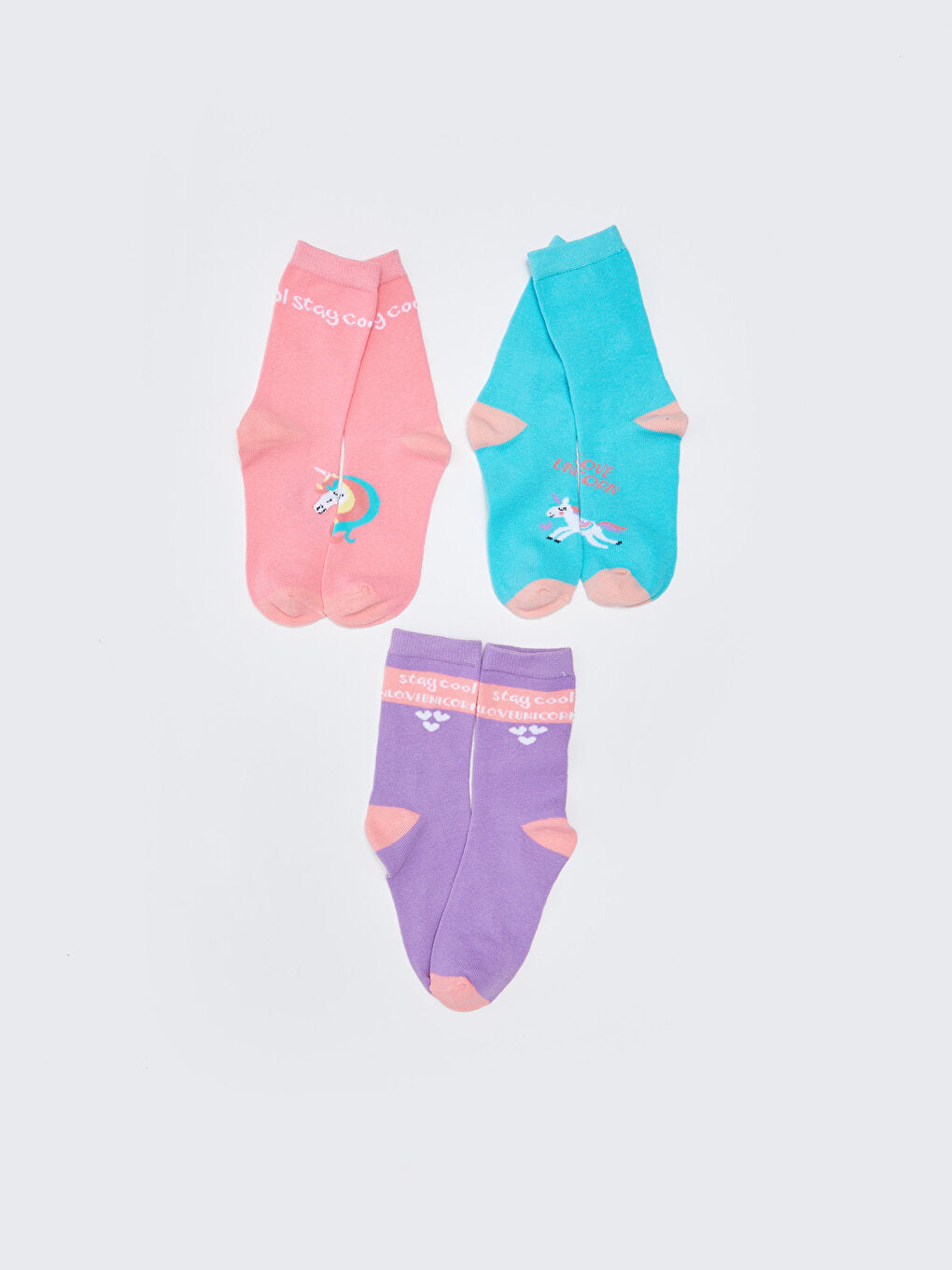 Patterned Girl's Socks 5-pack