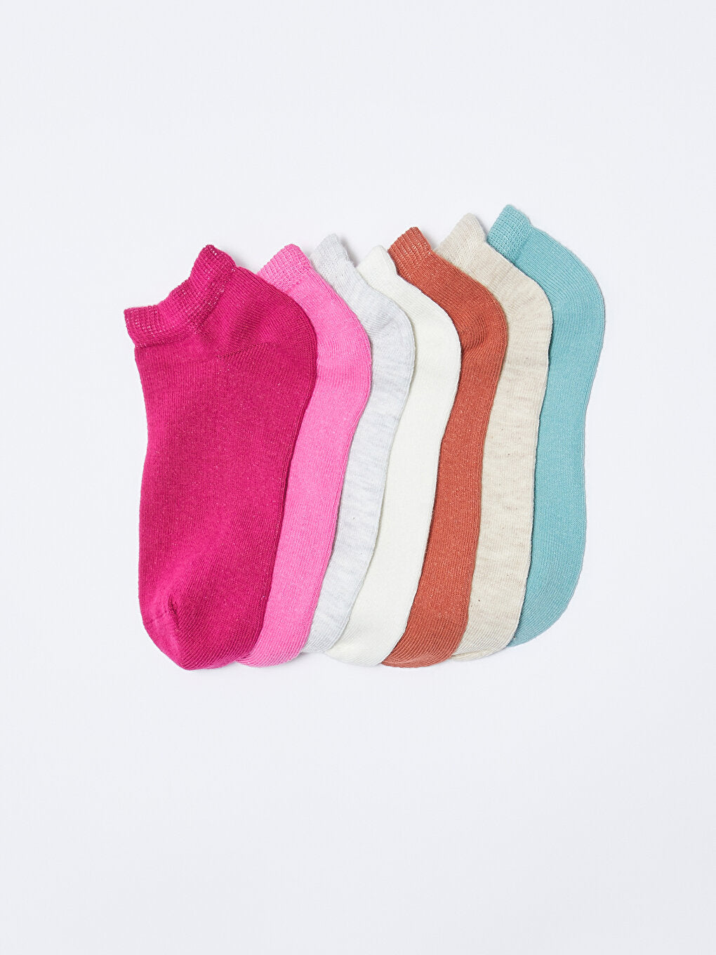 Basic Girl's Booties Socks 7-pack