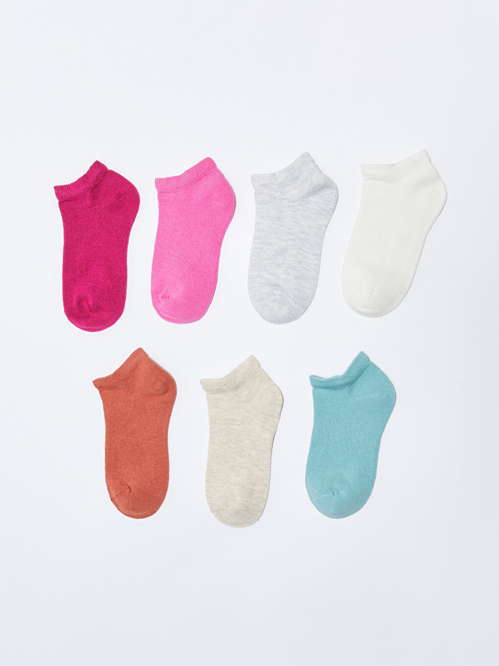 Basic Girl's Booties Socks 7-pack