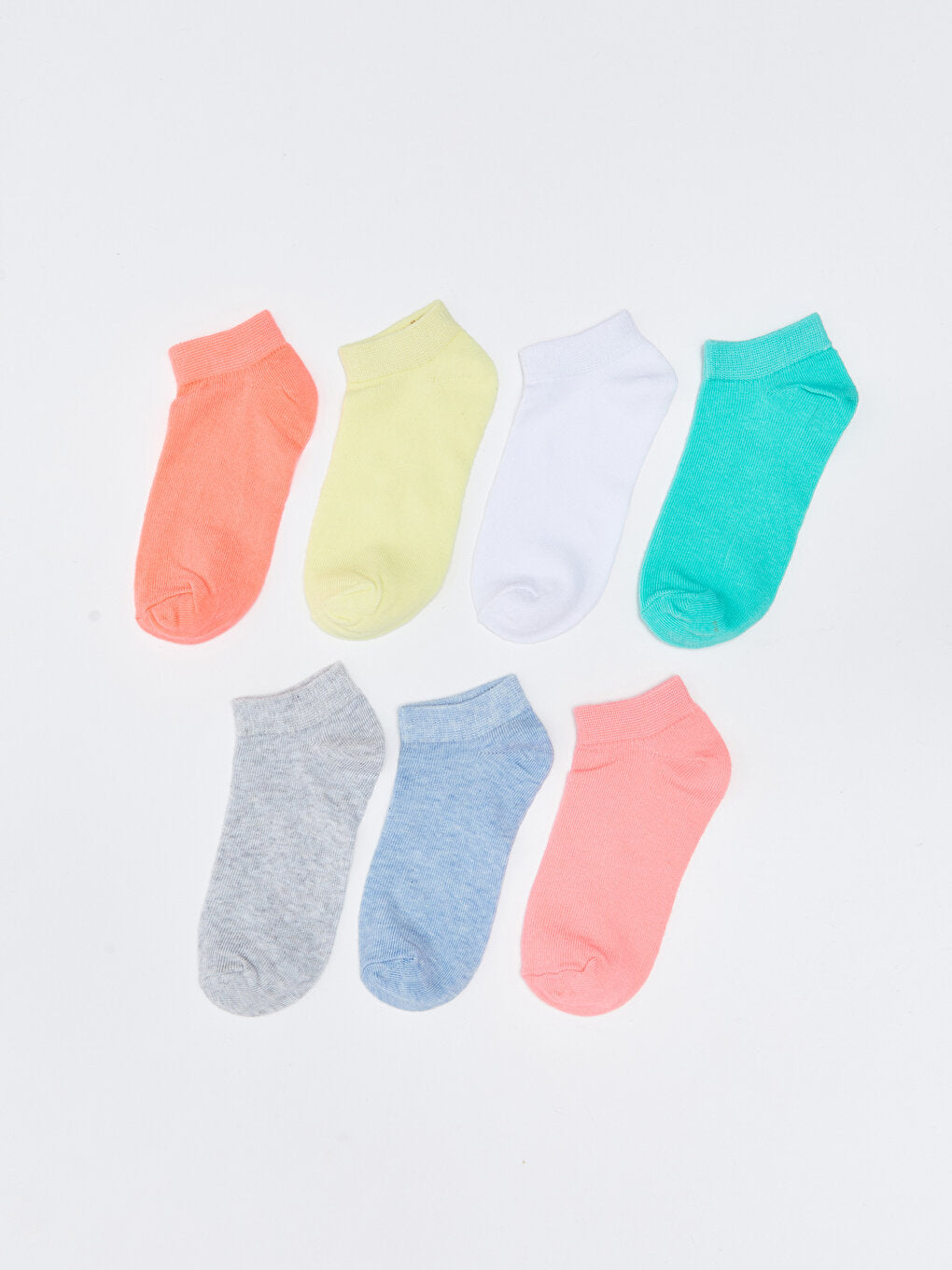 Basic Girl's Booties Socks 7-pack