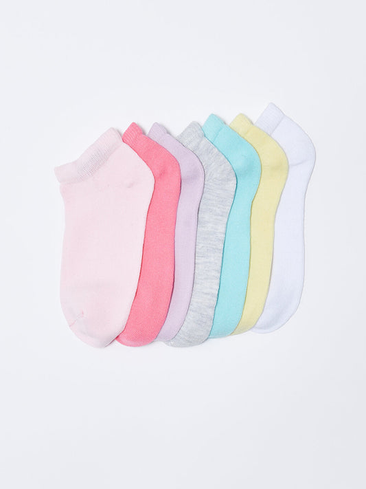 Basic Girl's Booties Socks 7-pack