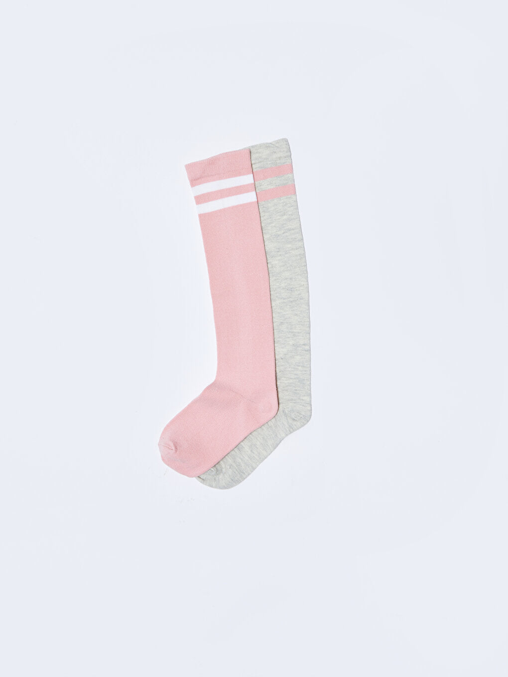 Striped Girl's Knee Socks 2-pack