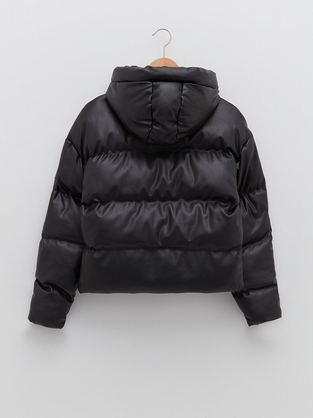 Women's Hooded Plain Puffer Coat